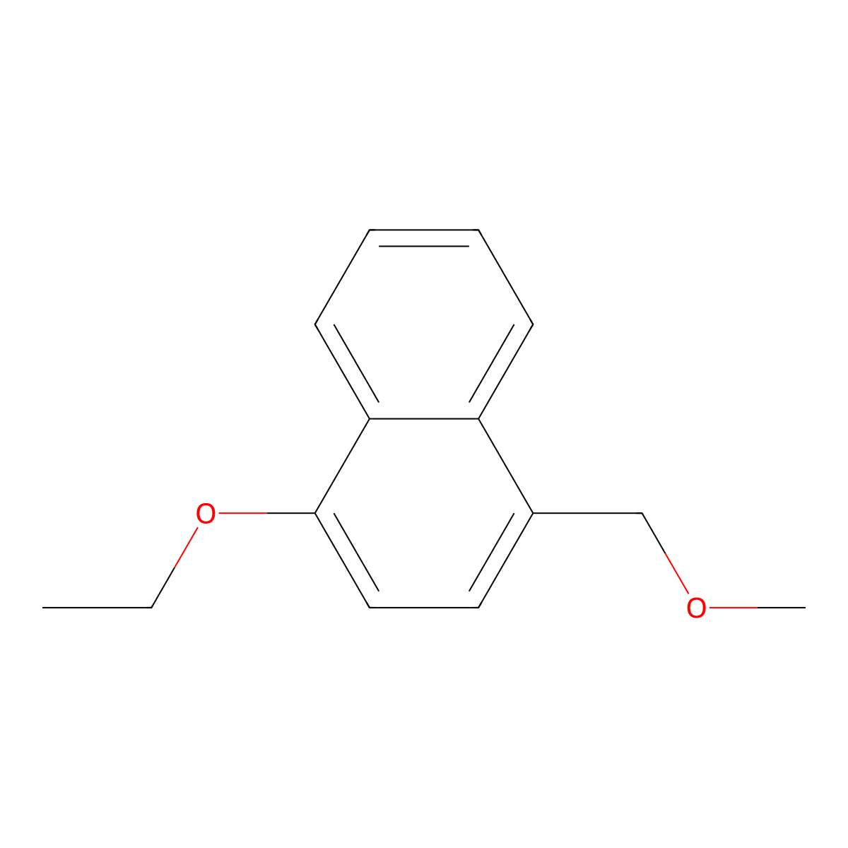 1-Ethoxy-4-(methoxymethyl)naphthalene molecular structure, CAS 123674-50-0