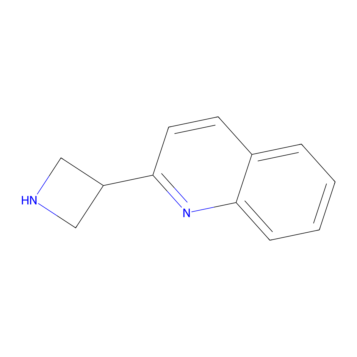 2-(Azetidin-3-yl)quinoline molecular structure, CAS 1236861-65-6