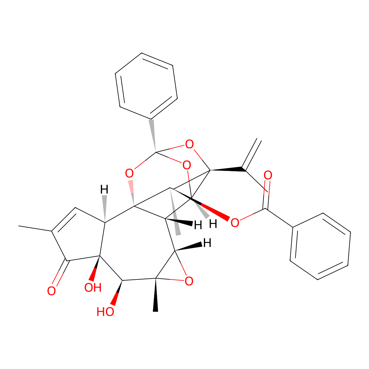 [(1R,2R,6S,7S,8R,10S,11S,12R,14S,16S,17S,18R)-6,7-dihydroxy-4,8,18-trimethyl-5-oxo-14-phenyl-16-prop-1-en-2-yl-9,13,15,19-tetraoxahexacyclo[12.4.1.01,11.02,6.08,10.012,16]nonadec-3-en-17-yl] benzoate molecular structure, CAS 1236874-00-2