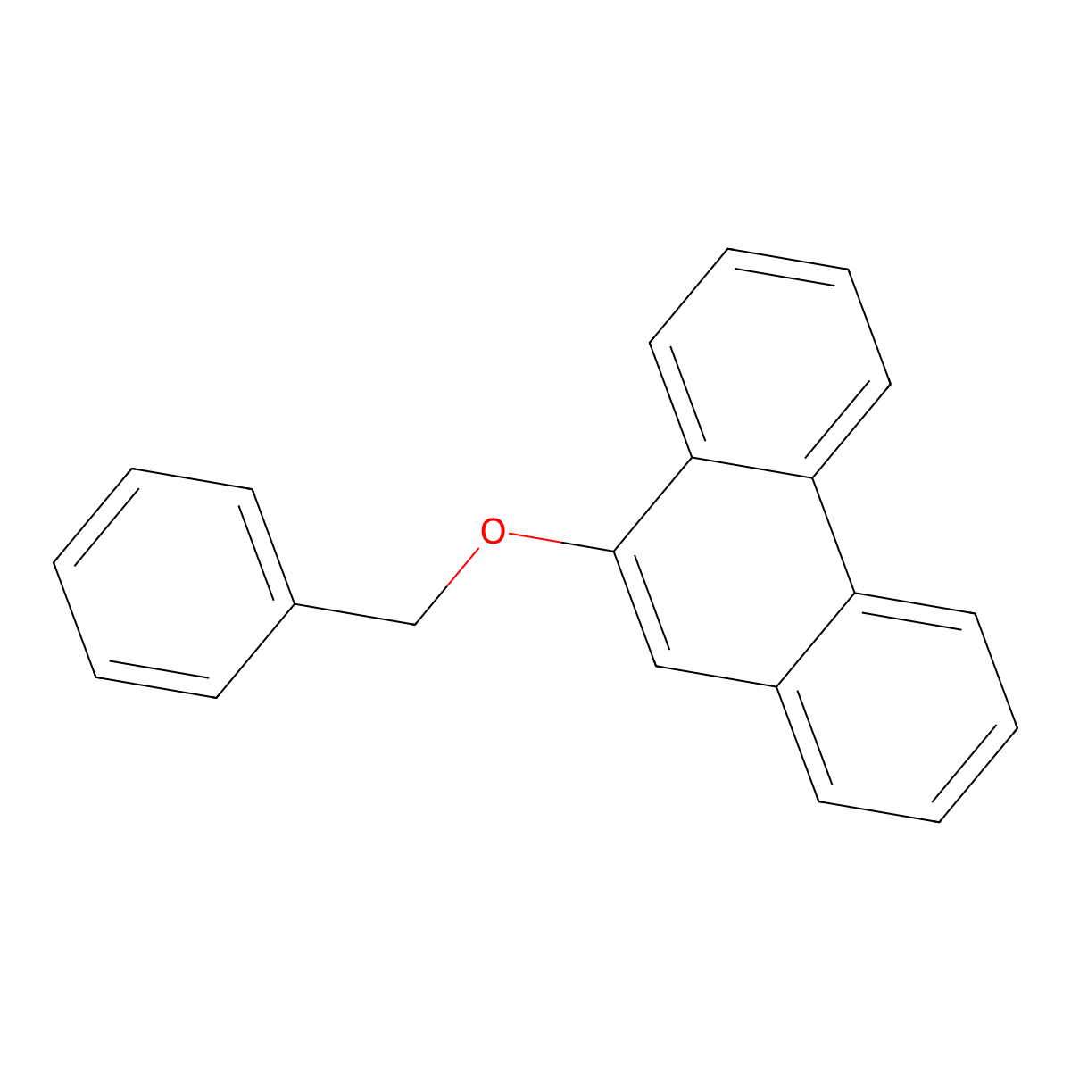 9-(Benzyloxy)phenanthrene molecular structure, CAS 123689-51-0