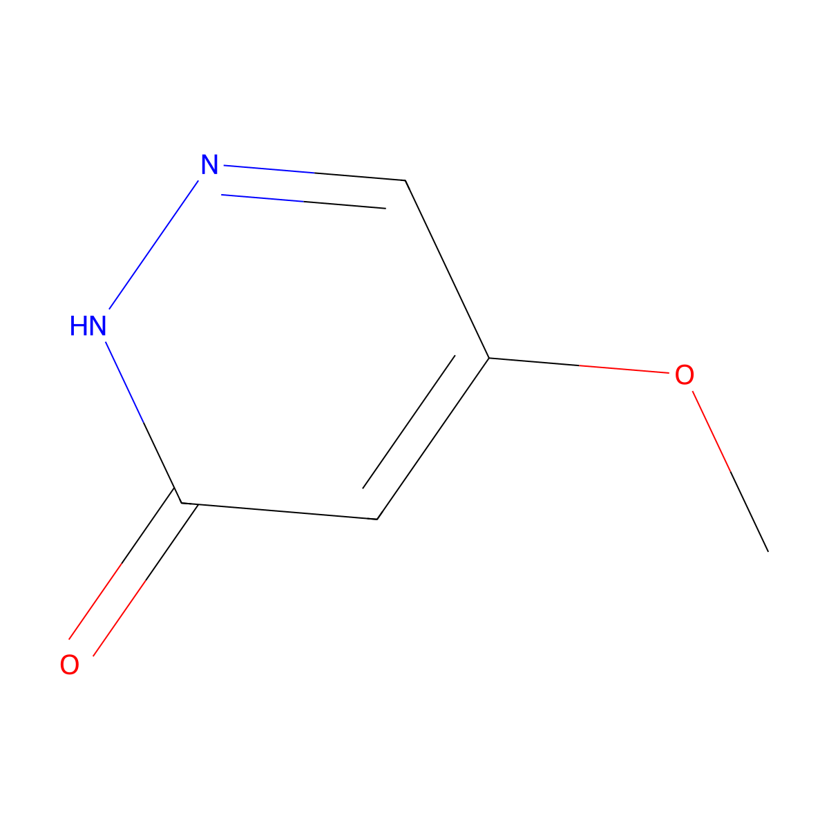 5-Methoxy-2,3-dihydropyridazin-3-one molecular structure, CAS 123696-01-5