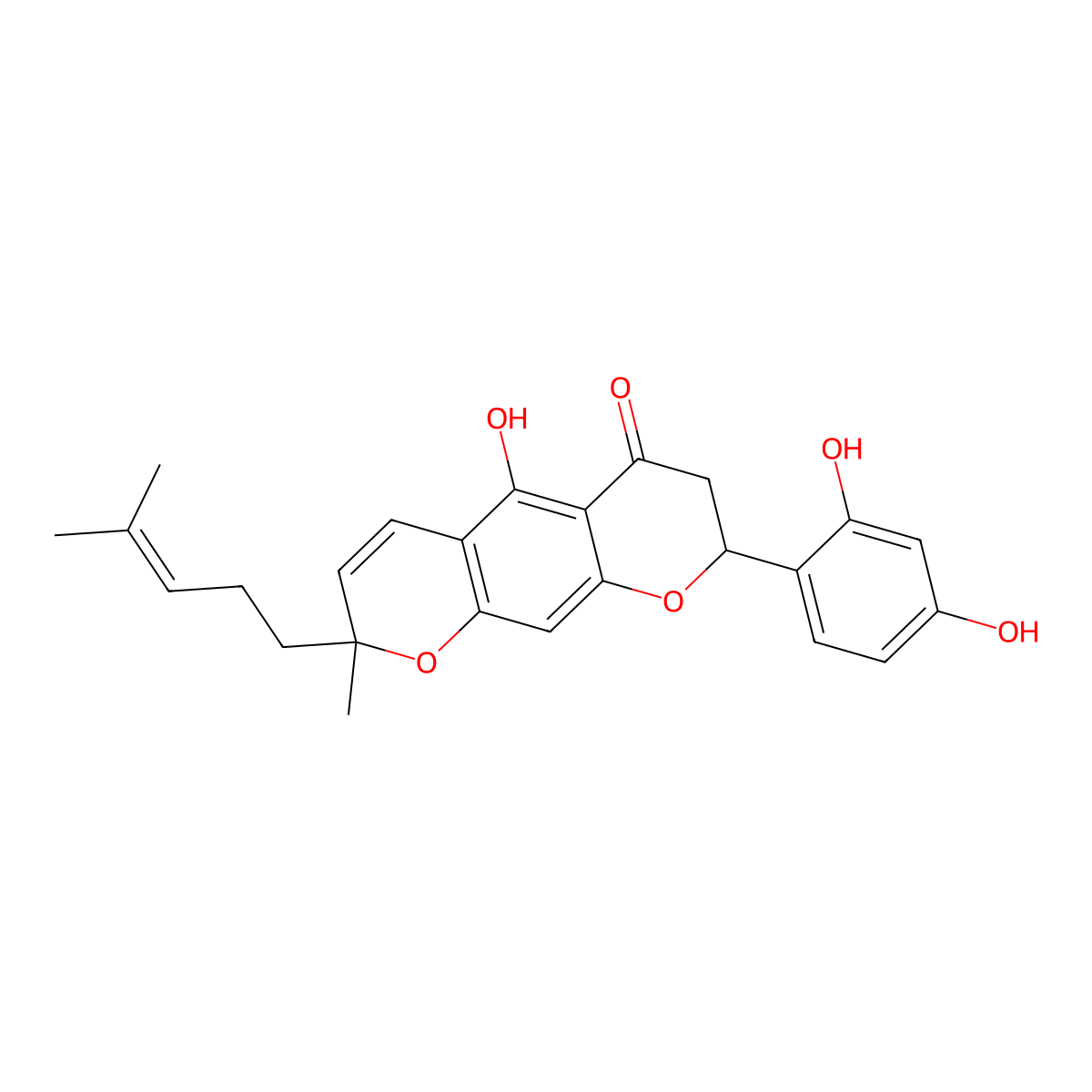 Kuwanol C molecular structure, CAS 123702-94-3
