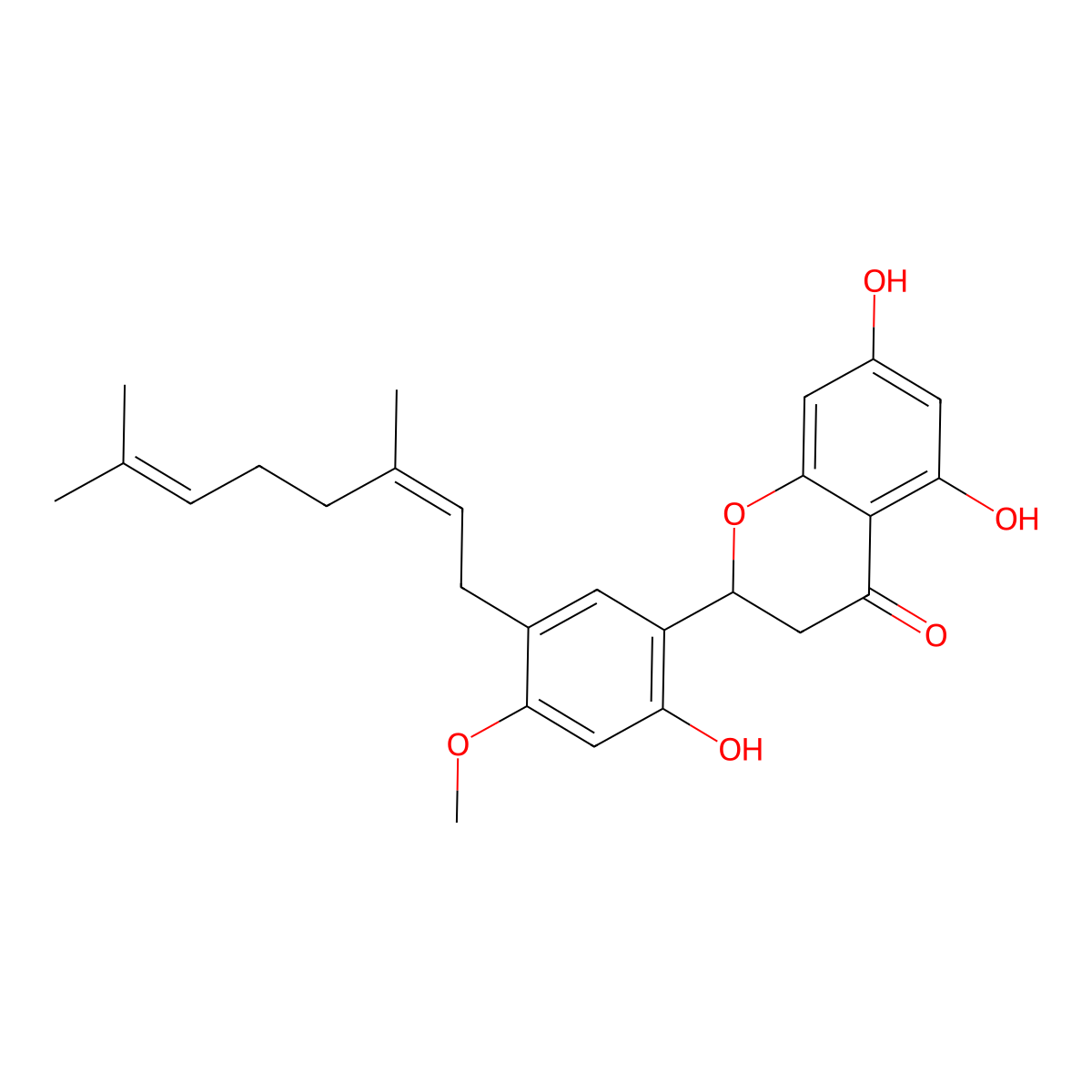 Kuwanon U molecular structure, CAS 123702-95-4