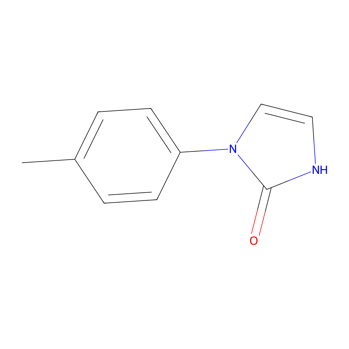 1-(4-methylphenyl)-2,3-dihydro-1H-imidazol-2-one molecular structure, CAS 1237030-78-2