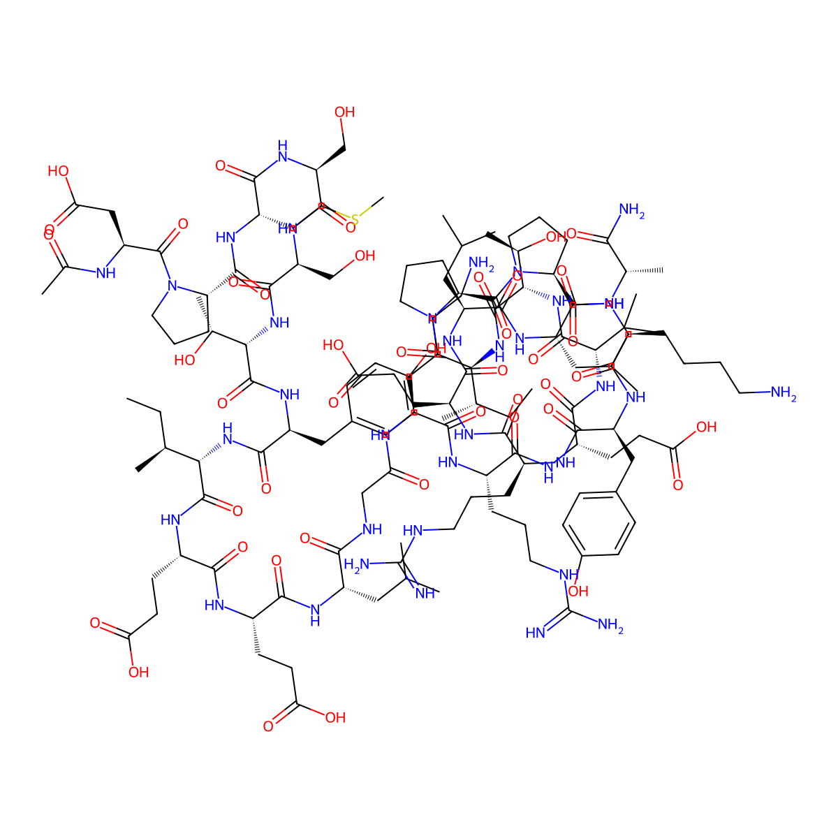 Calpastatin molecular structure, CAS 123714-50-1