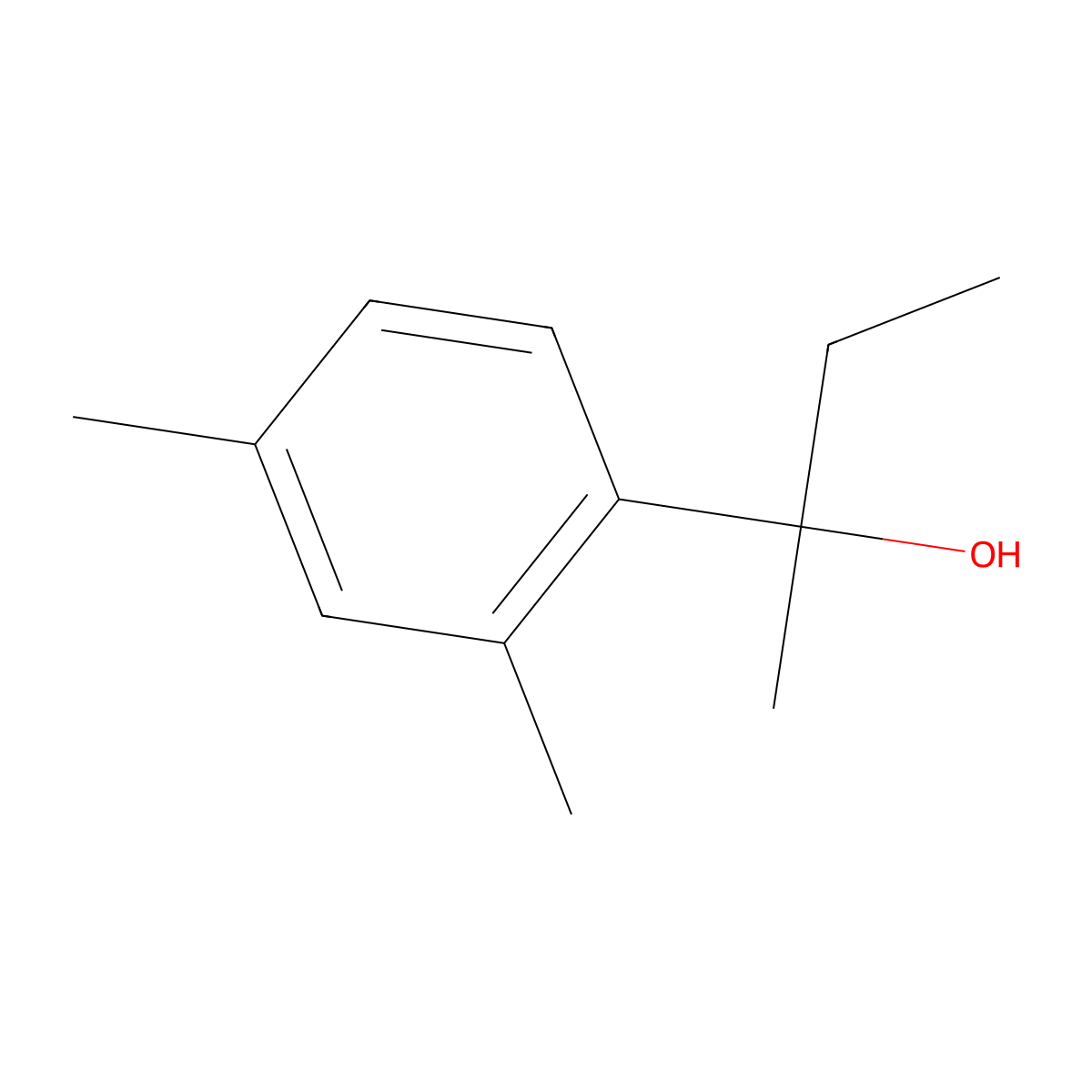 2-(2,4-Dimethylphenyl)-2-butanol molecular structure, CAS 1237141-93-3