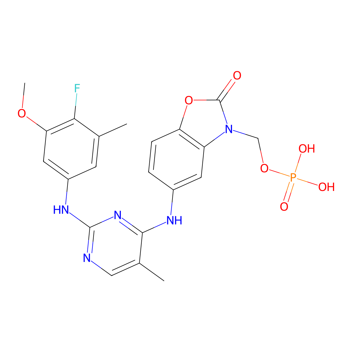 Fosifidancitinib molecular structure, CAS 1237168-58-9