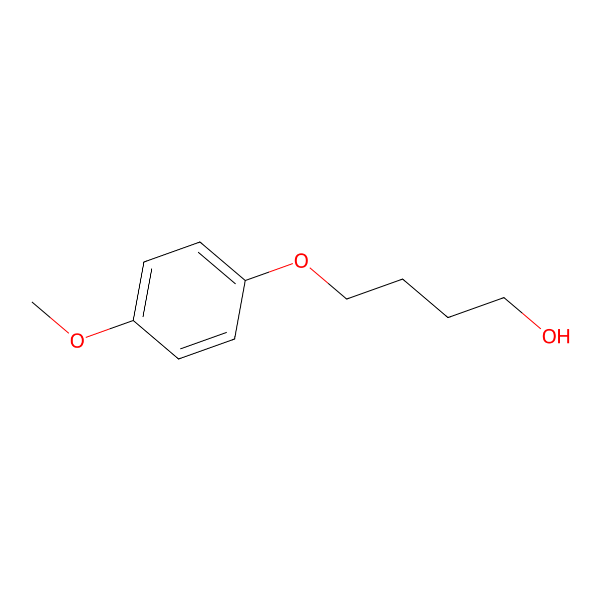 4-(4-Methoxyphenoxy)butan-1-OL molecular structure, CAS 123731-28-2