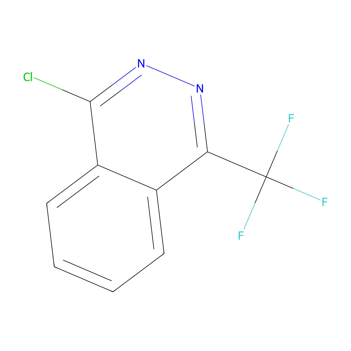1-Chloro-4-(trifluoromethyl)phthalazine molecular structure, CAS 1237522-70-1