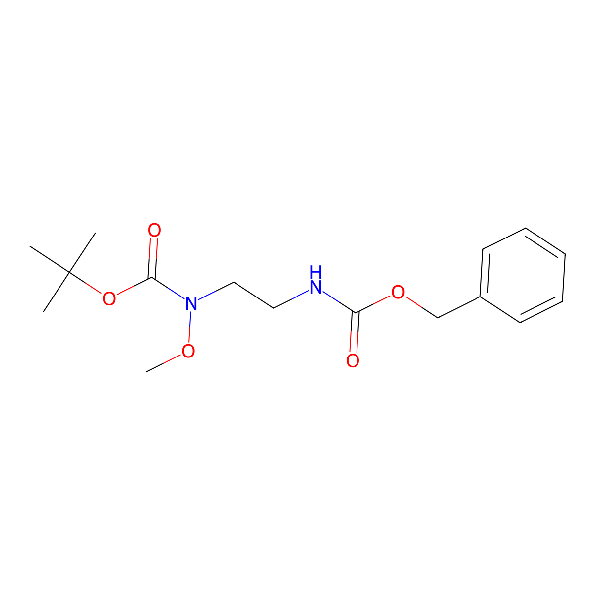 benzyl N-(2-{[(tert-butoxy)carbonyl](methoxy)amino}ethyl)carbamate molecular structure, CAS 1237528-56-1
