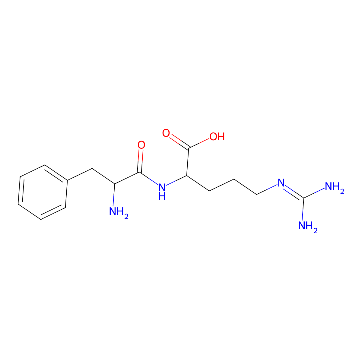 Phe-Arg molecular structure, CAS 1238-09-1