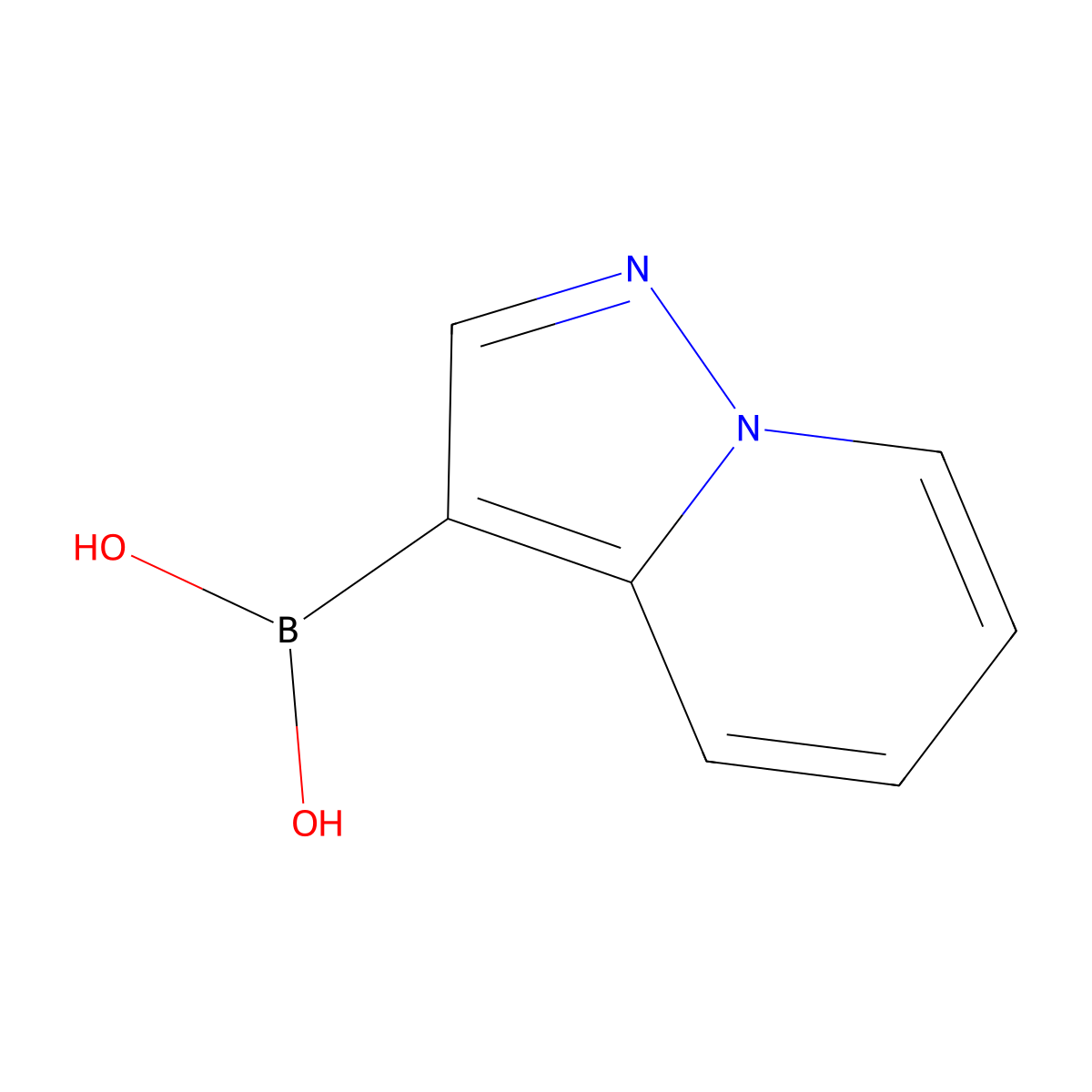 Pyrazolo[1,5-A]pyridin-3-ylboronic acid molecular structure, CAS 1238337-01-3