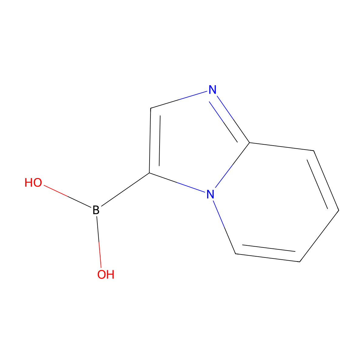 Imidazo[1,2-A]pyridin-3-ylboronic acid molecular structure, CAS 1238337-02-4