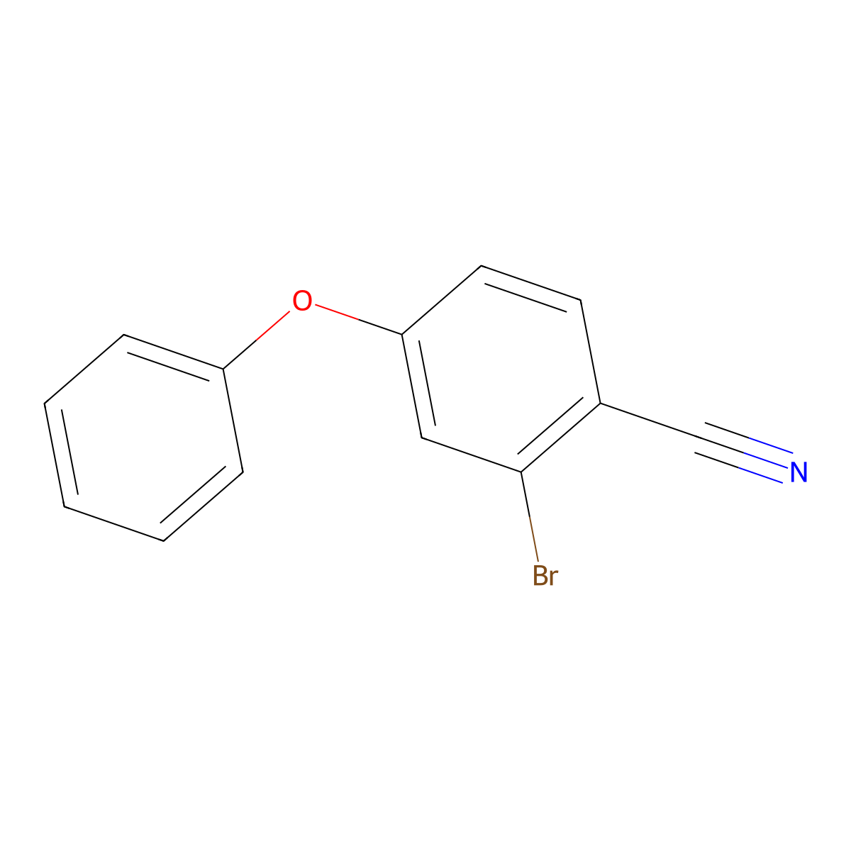 2-Bromo-4-phenoxybenzonitrile molecular structure, CAS 1238705-78-6