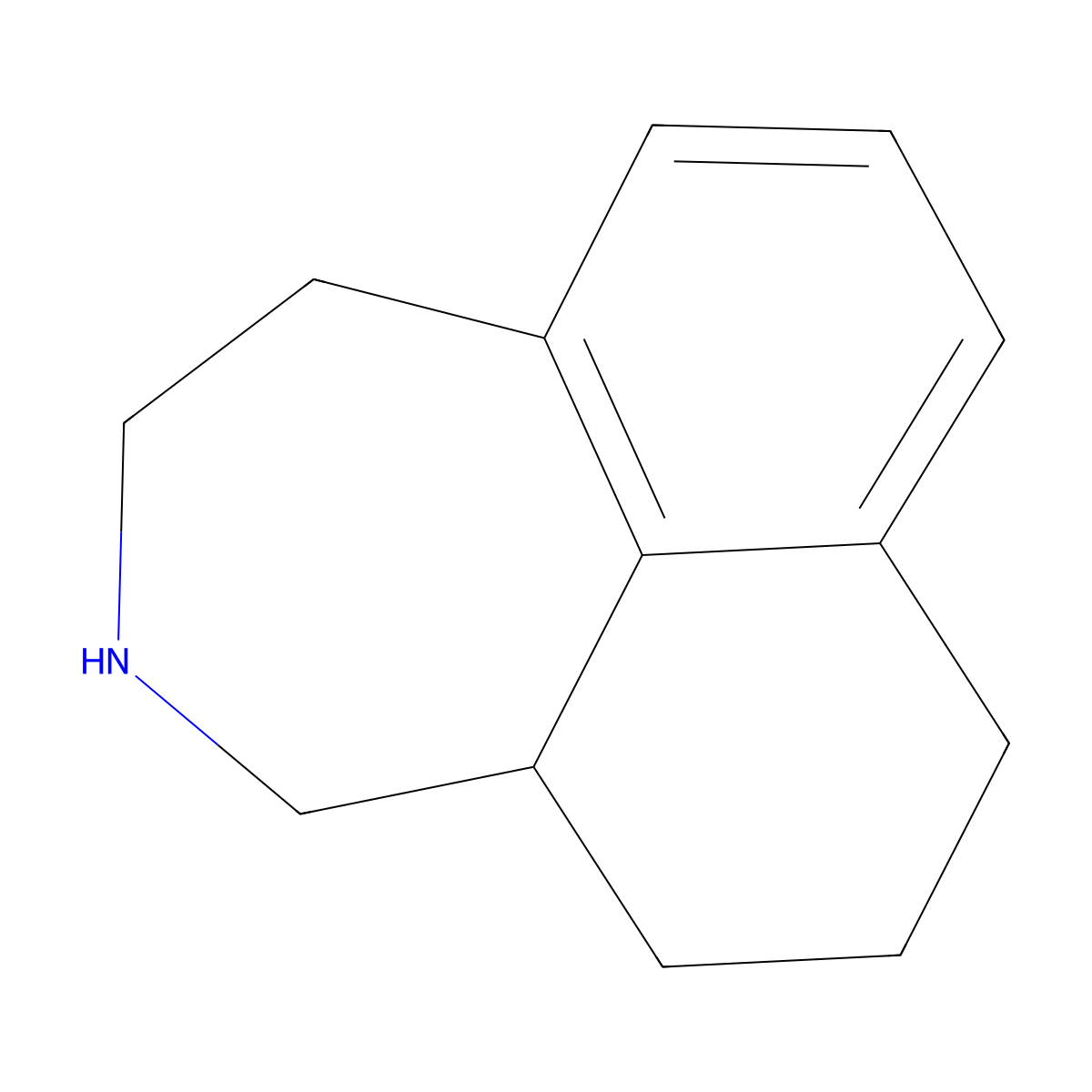 11-Azatricyclo[7.4.1.0,5,14]tetradeca-1,3,5(14)-triene molecular structure, CAS 123882-56-4