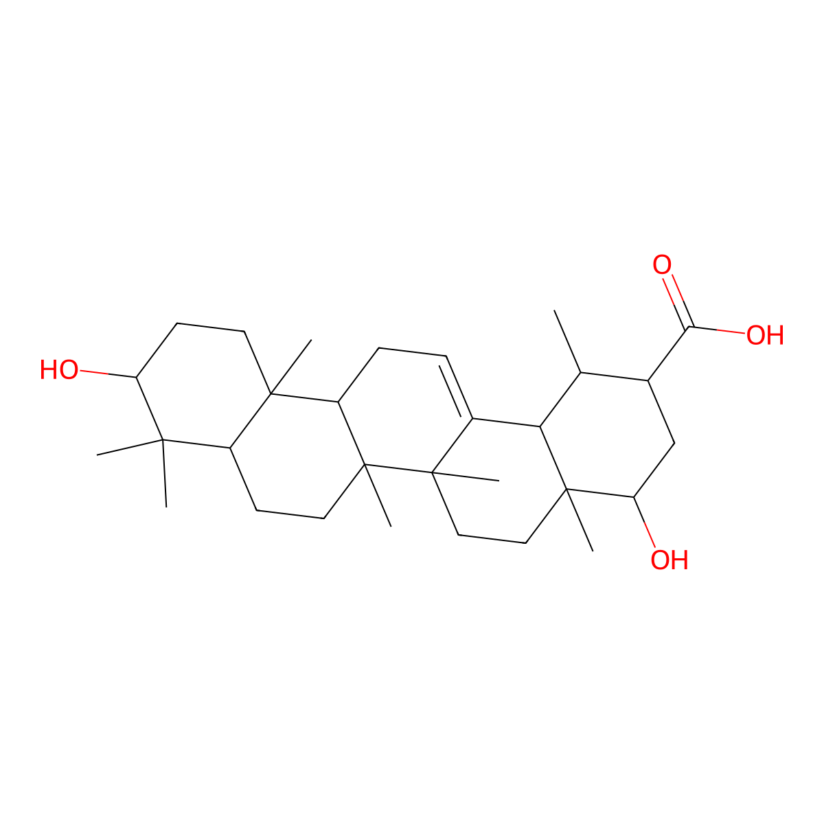 Tripterygic Acid A molecular structure, CAS 123914-32-9