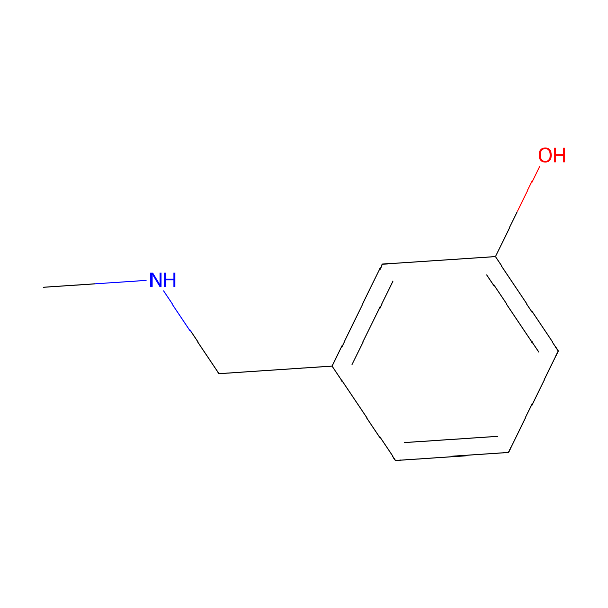 3-((Methylamino)methyl)phenol molecular structure, CAS 123926-62-5