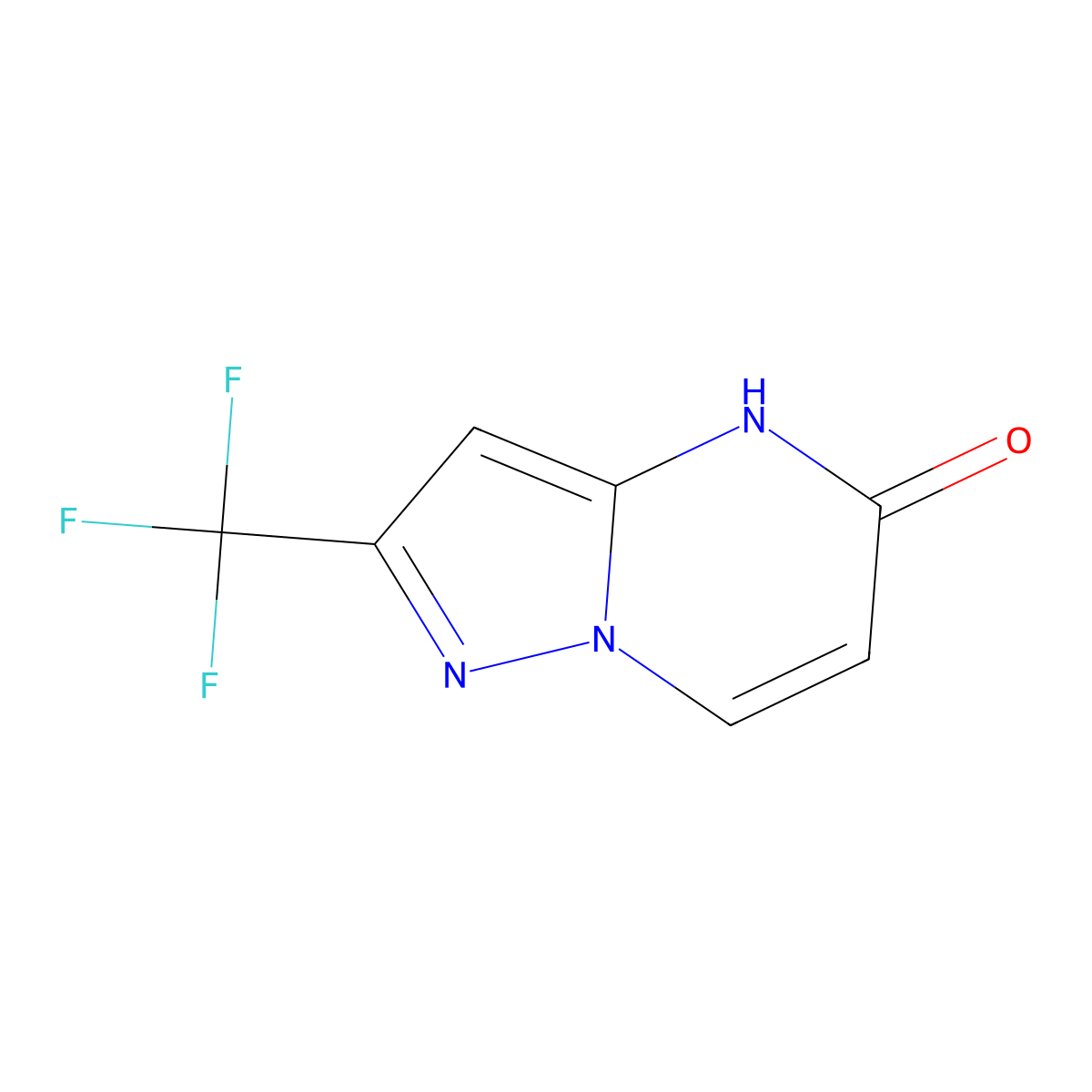 2-(Trifluoromethyl)pyrazolo[1,5-a]pyrimidin-5(4h)-one molecular structure, CAS 1239462-26-0