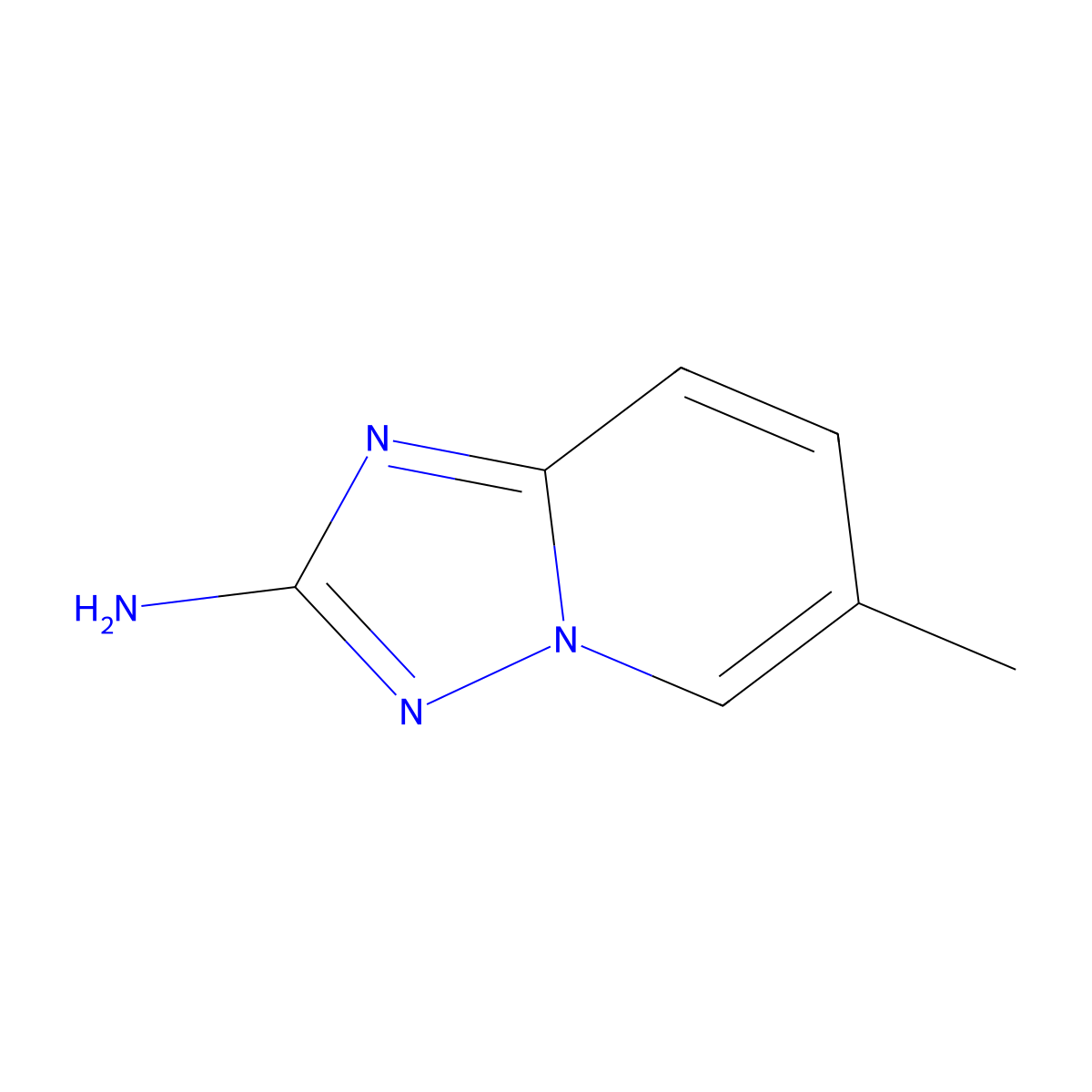 6-Methyl-[1,2,4]triazolo[1,5-a]pyridin-2-amine molecular structure, CAS 1239647-61-0