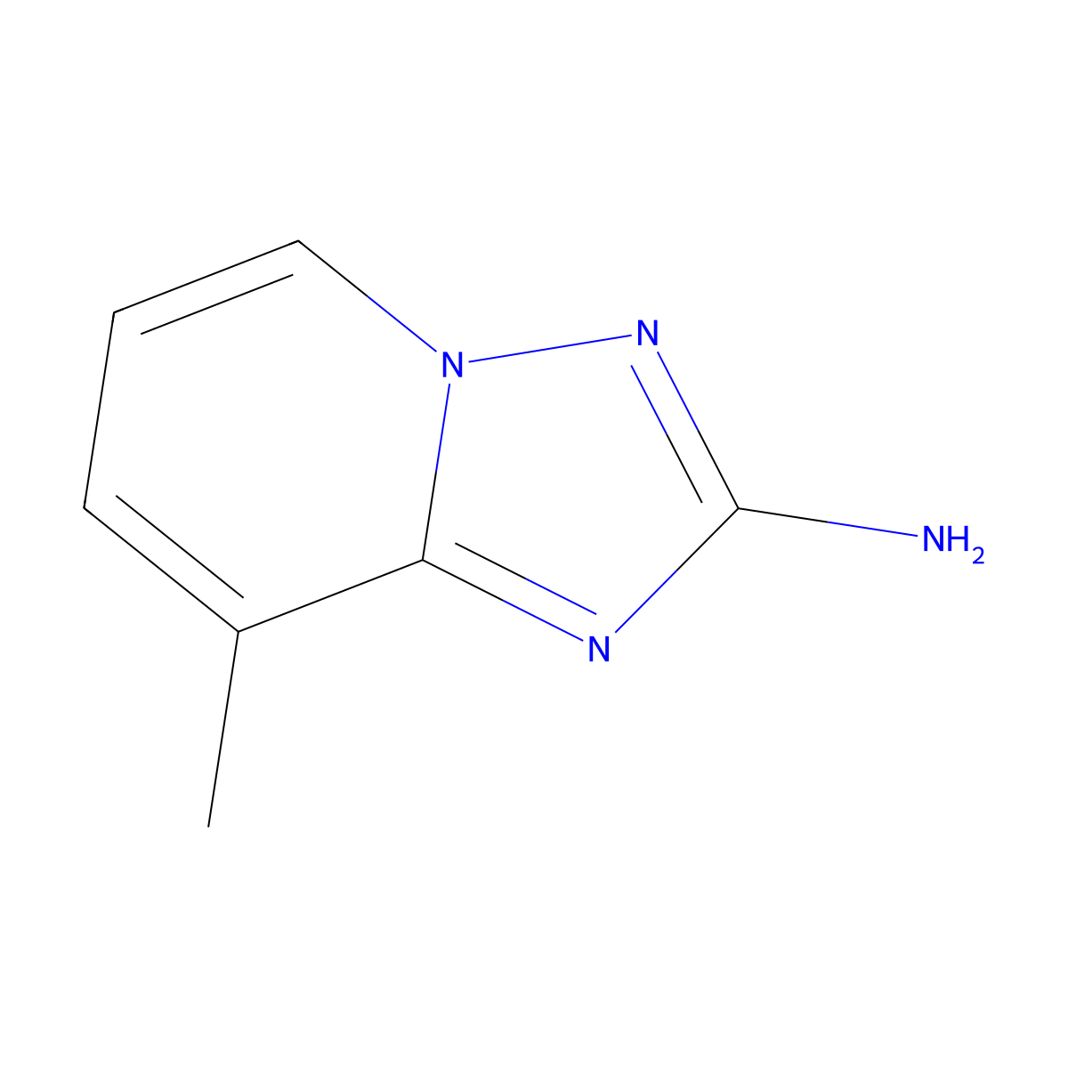 8-Methyl-[1,2,4]triazolo[1,5-a]pyridin-2-amine molecular structure, CAS 1239648-74-8