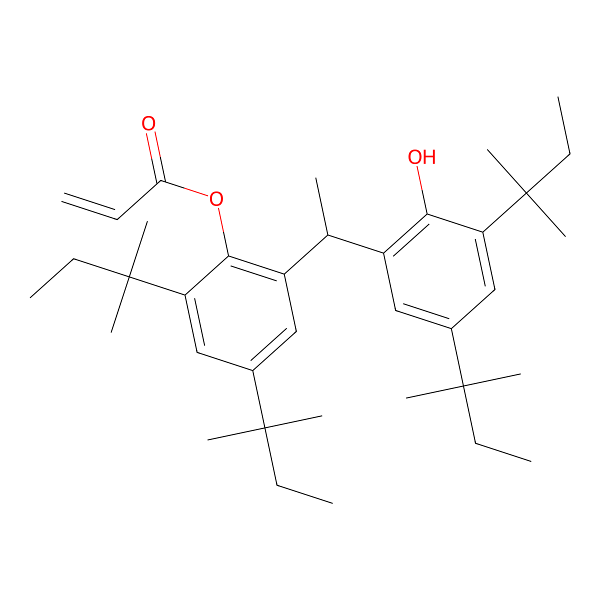 Antioxidant GS molecular structure, CAS 123968-25-2