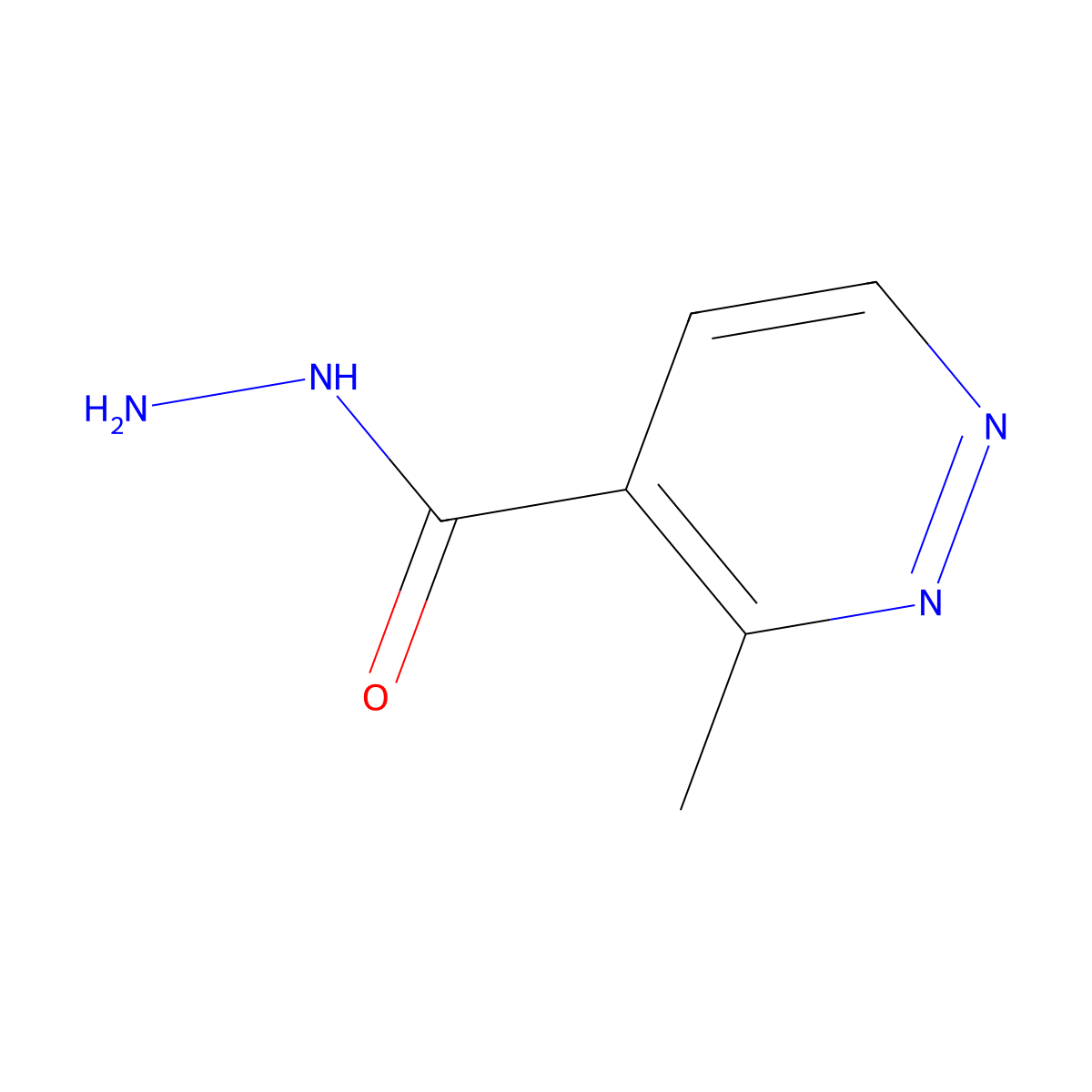 3-Methylpyridazine-4-carbohydrazide molecular structure, CAS 1239723-92-2