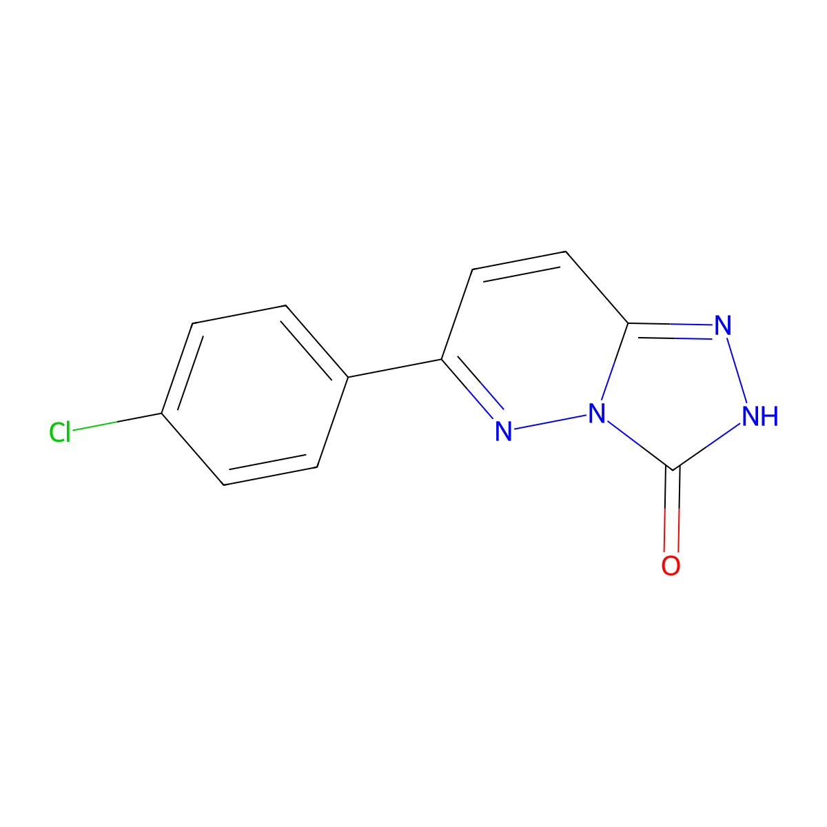 6-(4-chlorophenyl)[1,2,4]triazolo[4,3-b]pyridazin-3(2H)-one molecular structure, CAS 1239753-94-6