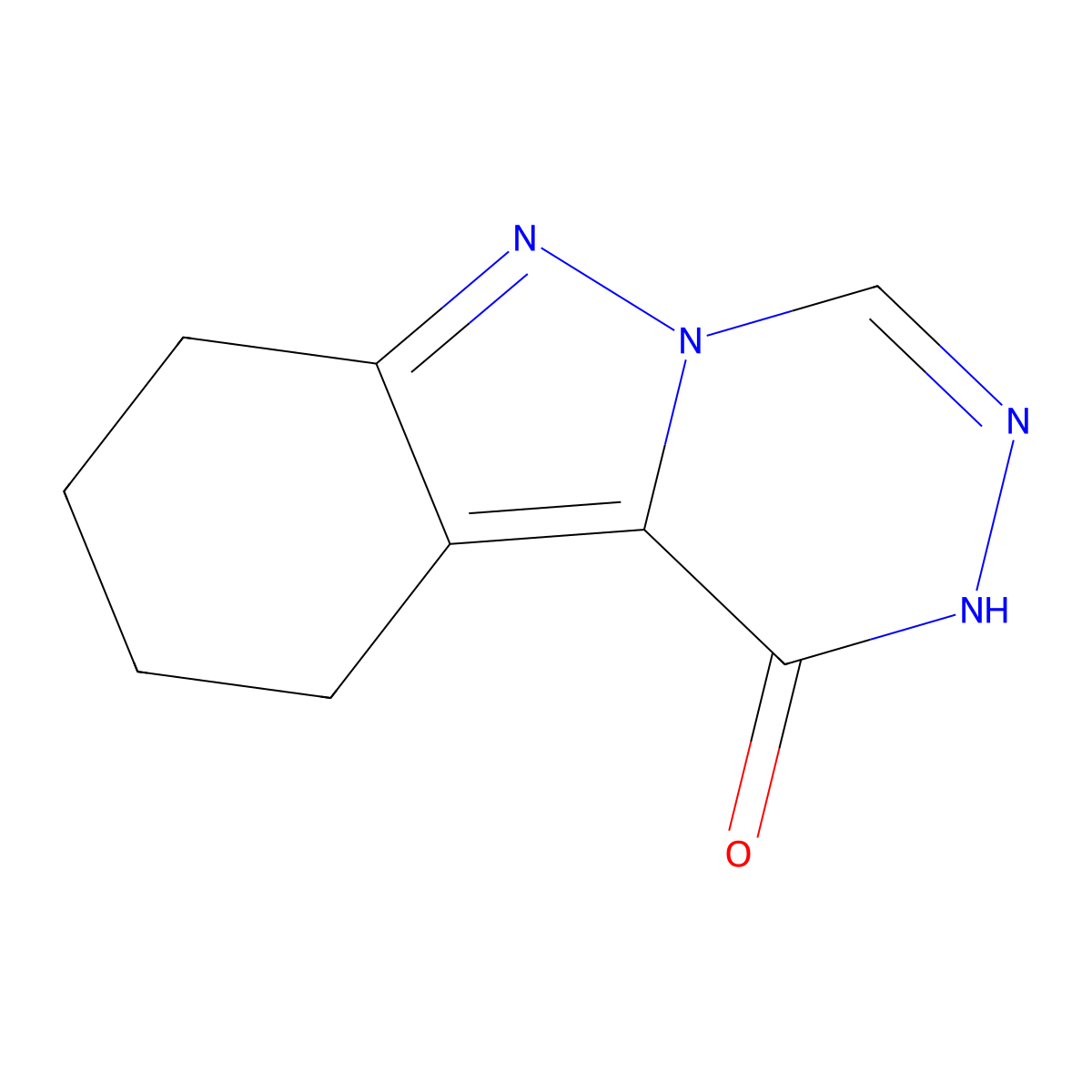 7,8,9,10-tetrahydro[1,2,4]triazino[4,5-b]indazol-1(2H)-one molecular structure, CAS 1239771-06-2