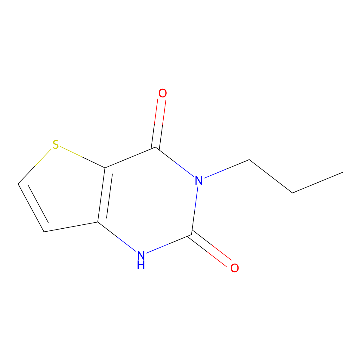 3-propylthieno[3,2-d]pyrimidine-2,4(1H,3H)-dione molecular structure, CAS 1239840-11-9