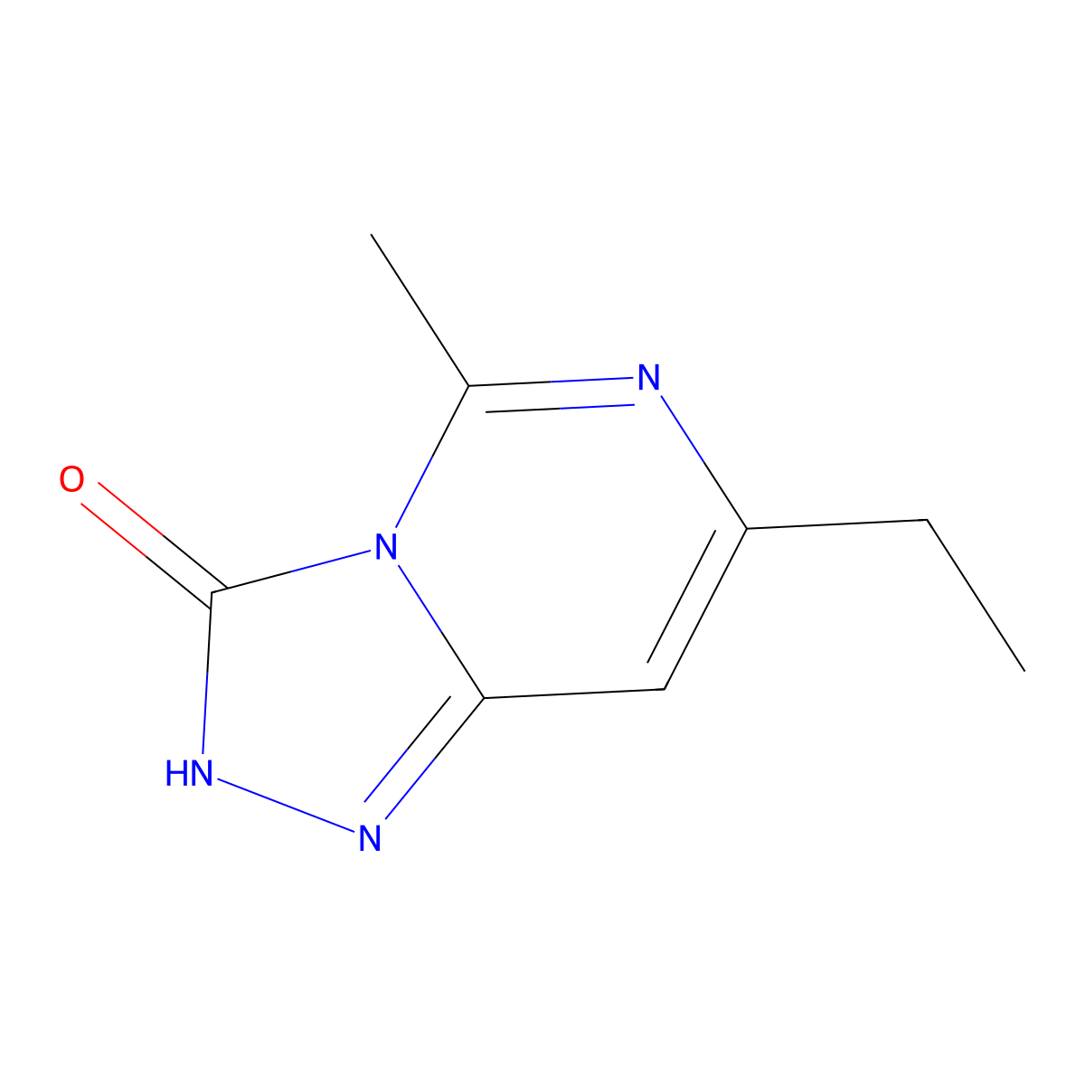 7-ethyl-5-methyl[1,2,4]triazolo[4,3-c]pyrimidin-3(2H)-one molecular structure, CAS 1239848-54-4