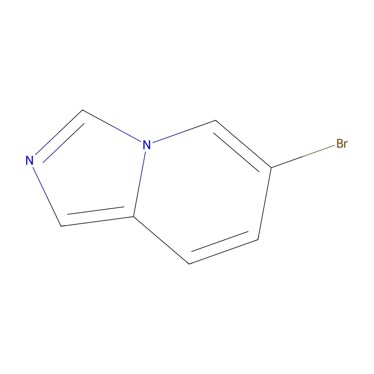 6-Bromoimidazo[1,5-a]pyridine molecular structure, CAS 1239880-00-2