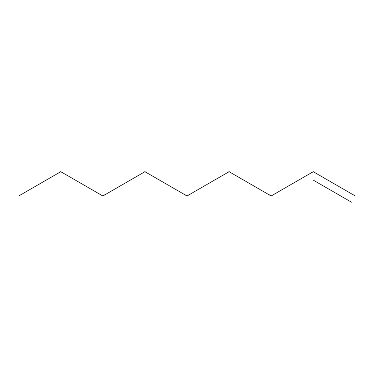 1-Nonene molecular structure, CAS 124-11-8