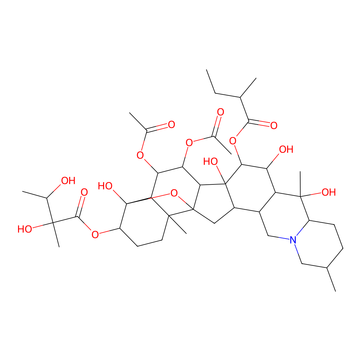 Protoveratrine B molecular structure, CAS 124-97-0