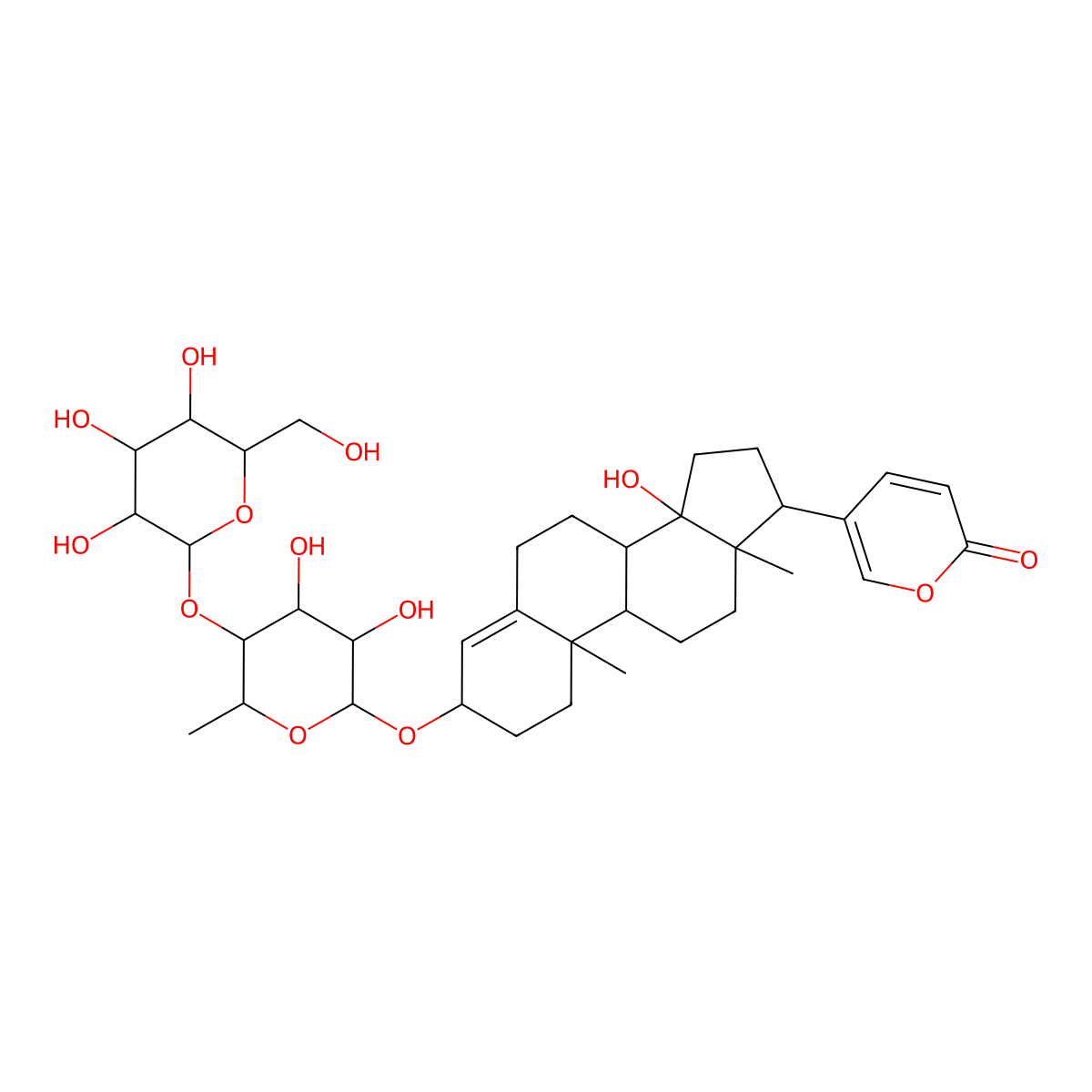 Scillaren A molecular structure, CAS 124-99-2