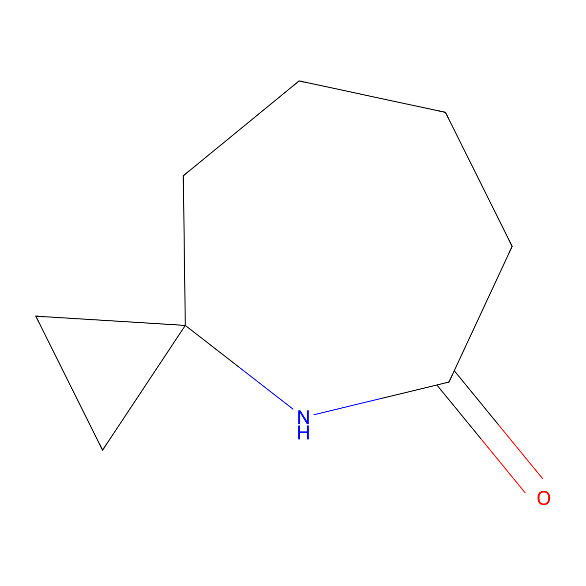 4-Azaspiro[2.6]nonan-5-one molecular structure, CAS 1240169-62-3