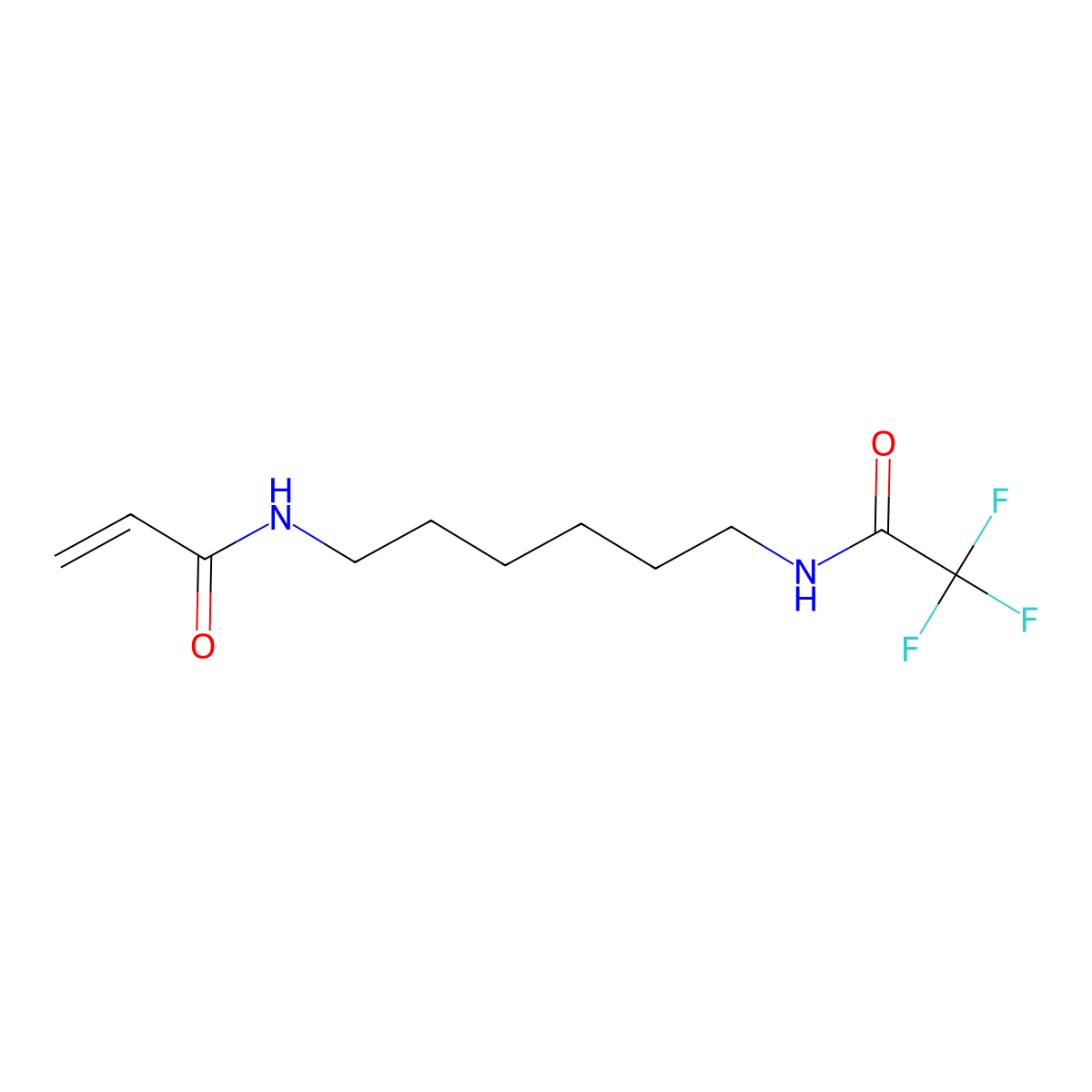 N-(6-(2,2,2-Trifluoroacetamido)hexyl)acrylamide molecular structure, CAS 124022-79-3
