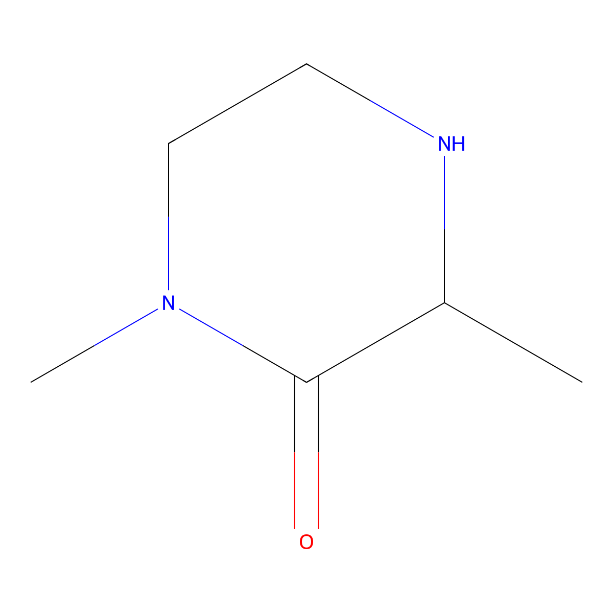 (R)-1,3-Dimethyl-piperazin-2-one molecular structure, CAS 1240300-33-7
