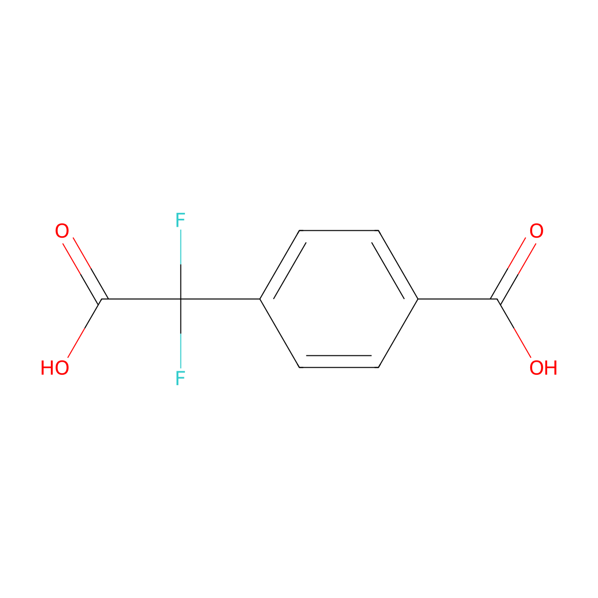 4-(Carboxydifluoromethyl)benzoic Acid molecular structure, CAS 1240313-90-9