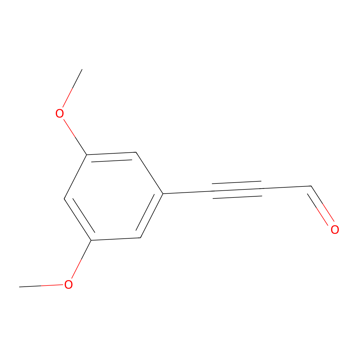 3-(3,5-Dimethoxyphenyl)-2-propynal molecular structure, CAS 1240489-34-2