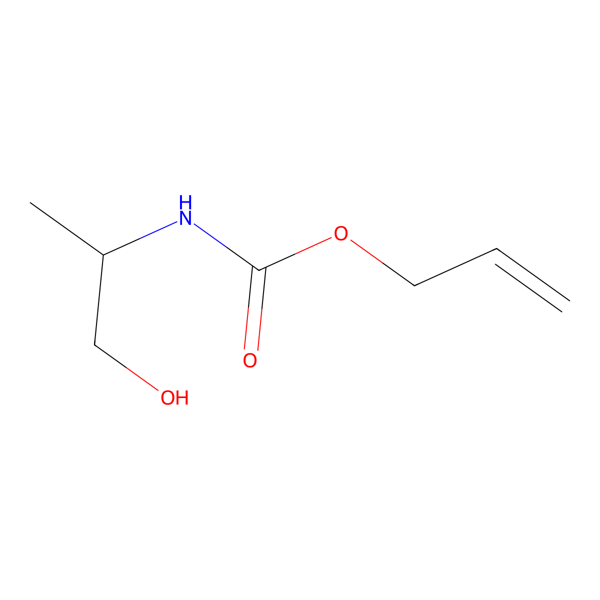 R-(2-Hydroxy-1-methyl-ethyl)-carbamic acid allyl ester molecular structure, CAS 1240490-25-8