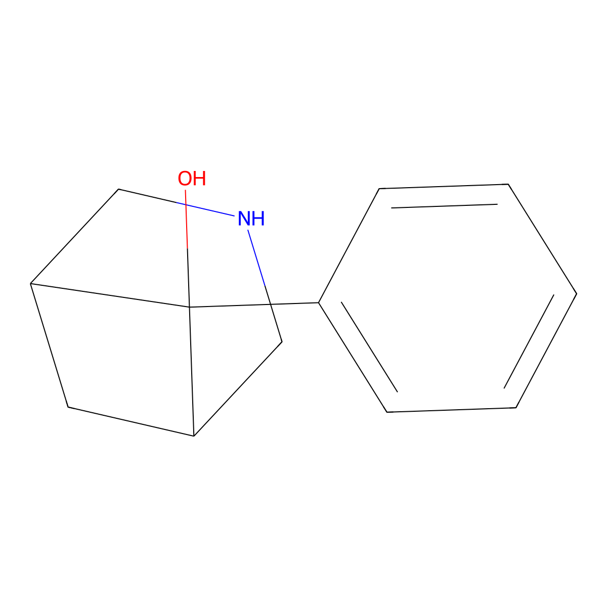 6-Phenyl-3-azabicyclo[3.1.1]heptan-6-ol molecular structure, CAS 1240525-72-7