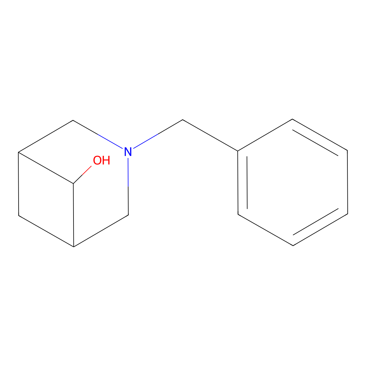3-Benzyl-3-azabicyclo[3.1.1]heptan-6-ol molecular structure, CAS 1240525-77-2