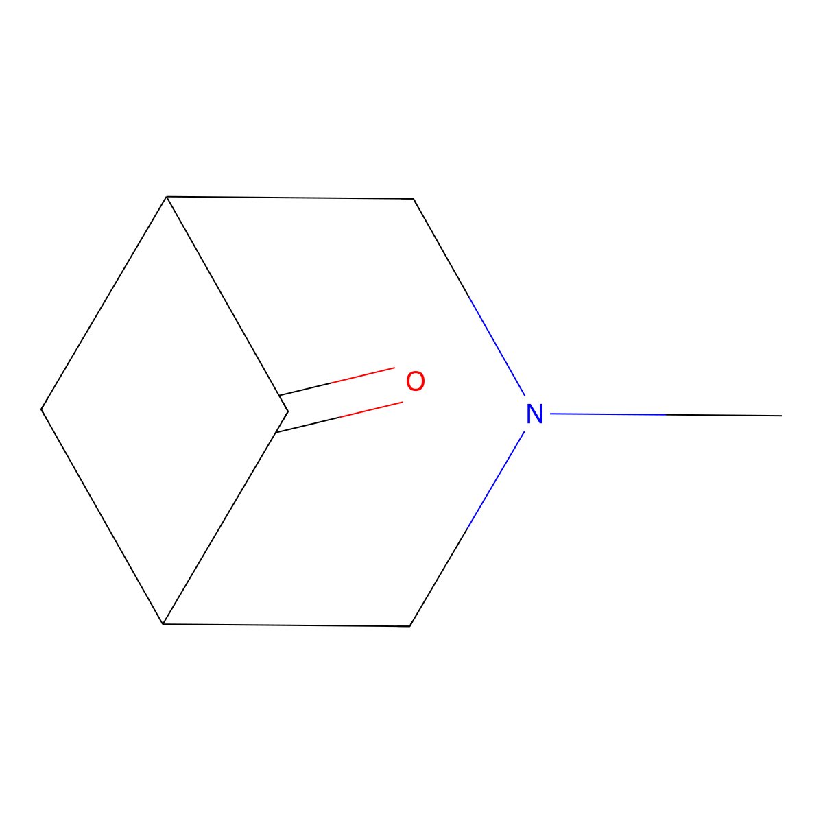 3-Methyl-3-azabicyclo[3.1.1]heptan-6-one molecular structure, CAS 1240526-26-4