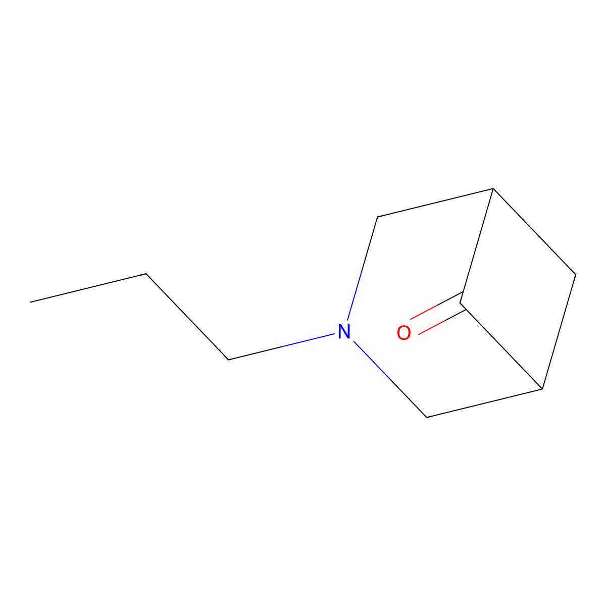 3-Propyl-3-azabicyclo[3.1.1]heptan-6-one molecular structure, CAS 1240526-84-4
