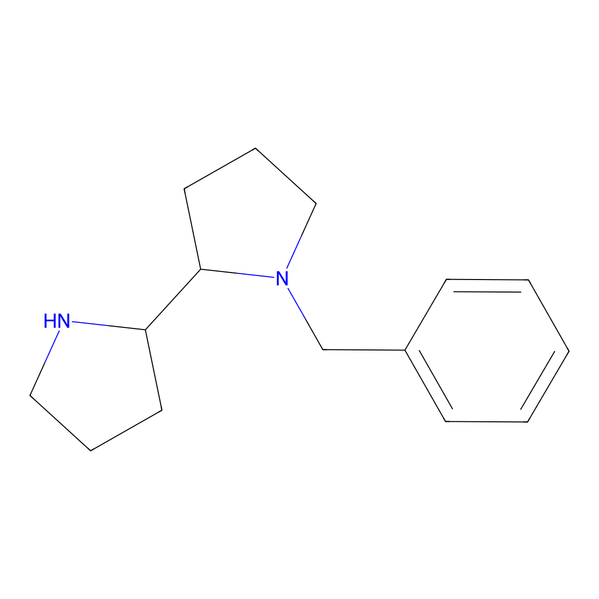 1-Benzyl-2-(pyrrolidin-2-yl)pyrrolidine molecular structure, CAS 1240527-62-1