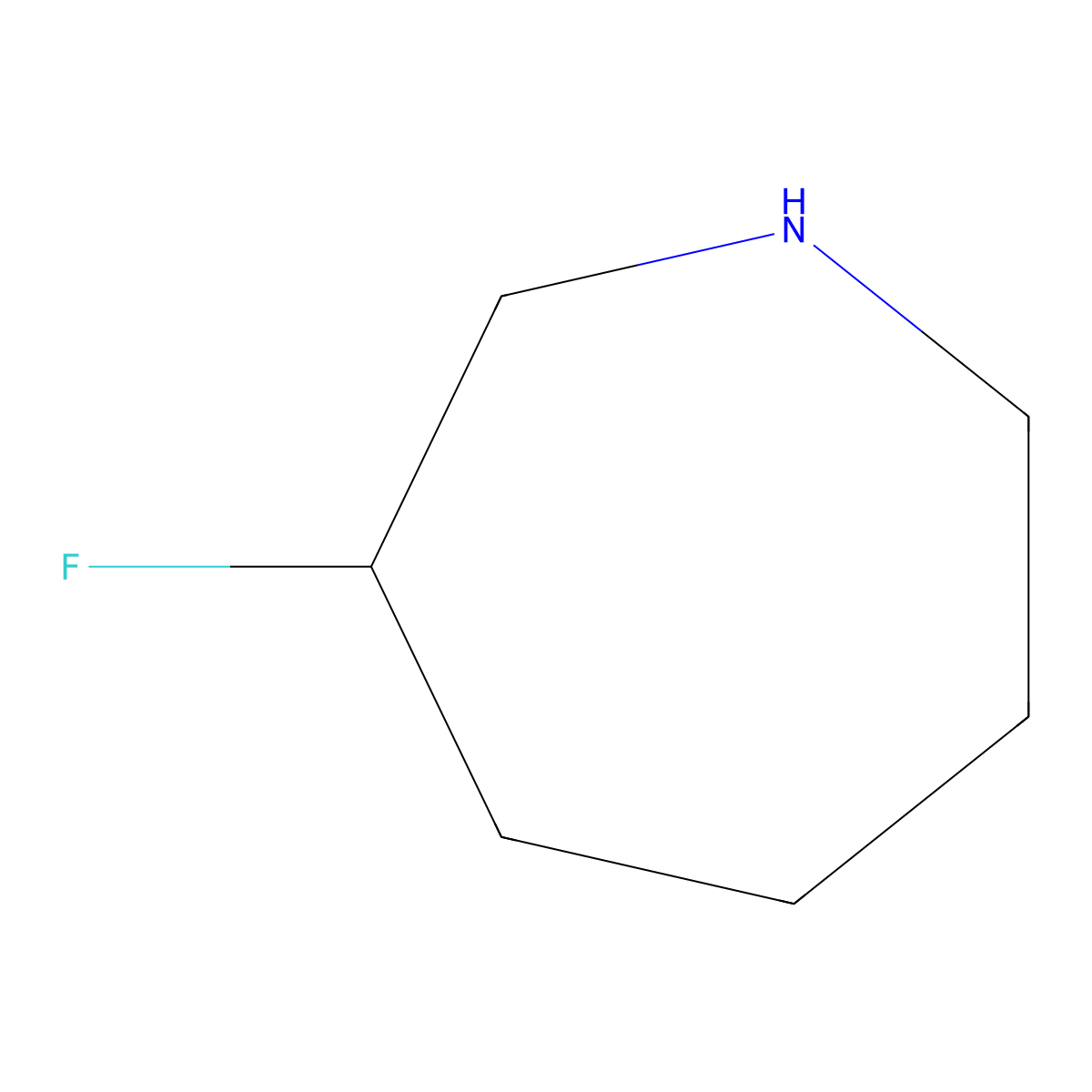 3-Fluoroazepane molecular structure, CAS 1240528-02-2