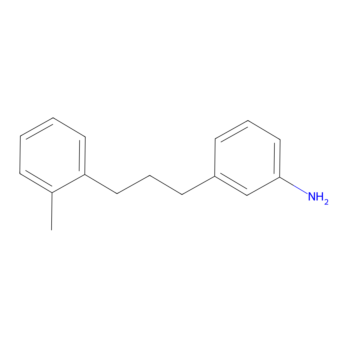 3-[3-(2-Methylphenyl)propyl]aniline molecular structure, CAS 1240529-42-3