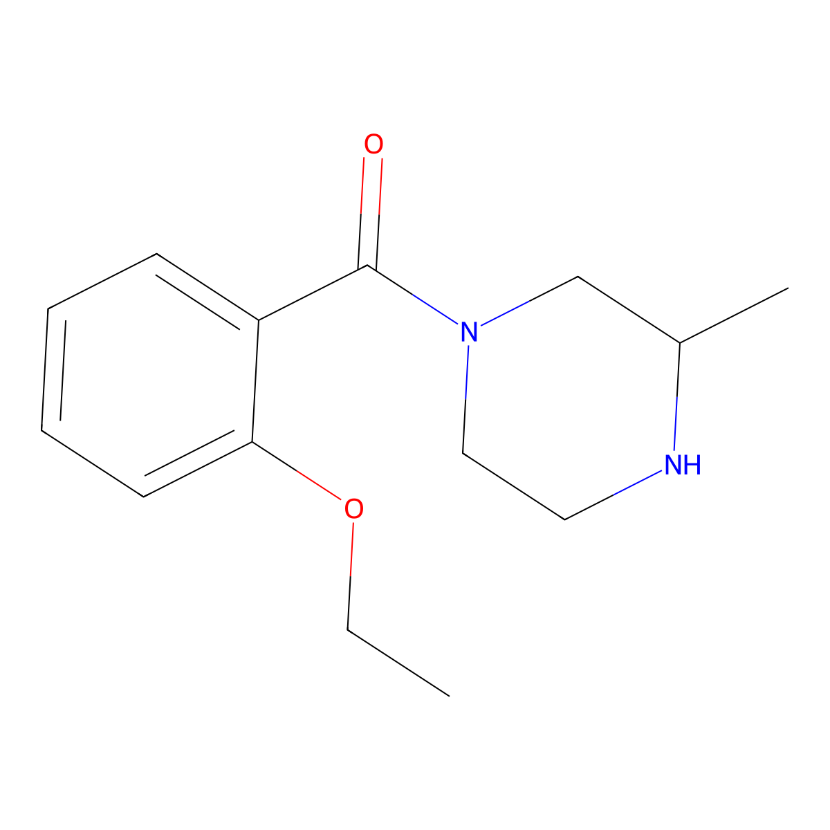 1-(2-Ethoxybenzoyl)-3-methylpiperazine molecular structure, CAS 1240565-00-7