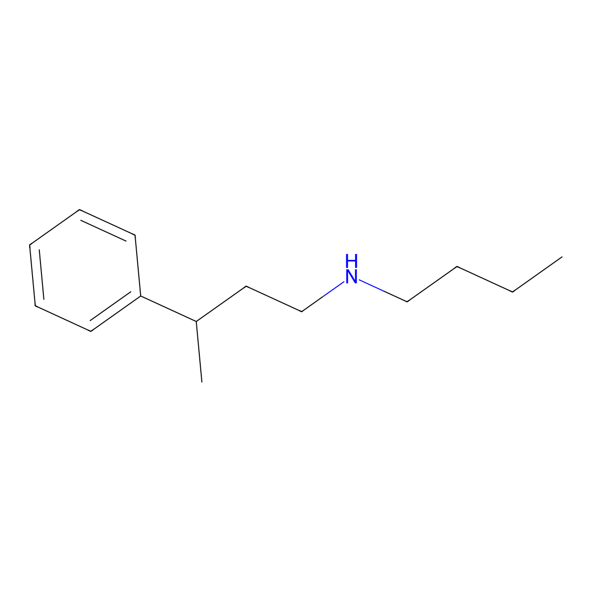 Butyl(3-phenylbutyl)amine molecular structure, CAS 1240566-89-5