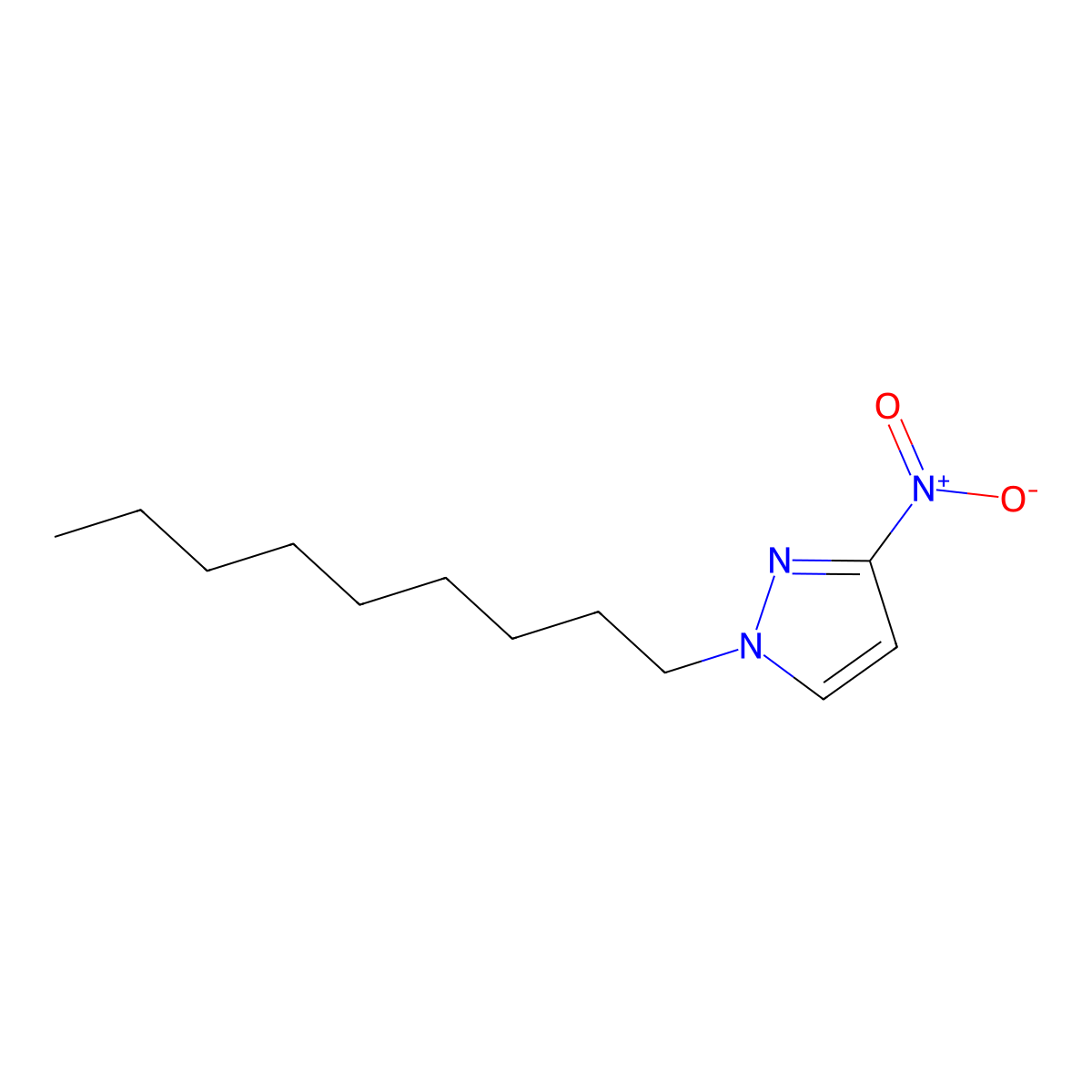 3-Nitro-1-nonyl-1H-pyrazole molecular structure, CAS 1240569-48-5